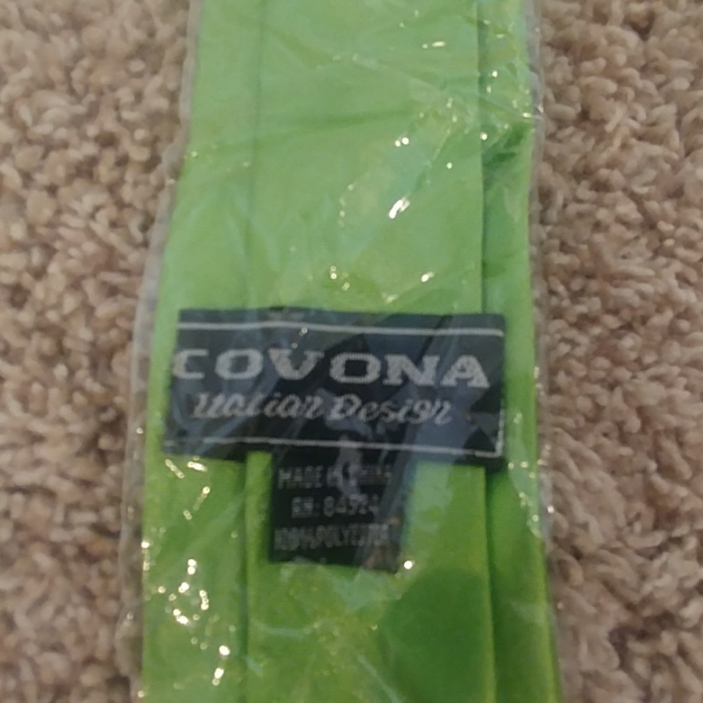 NWOT New in plastic lime green tie